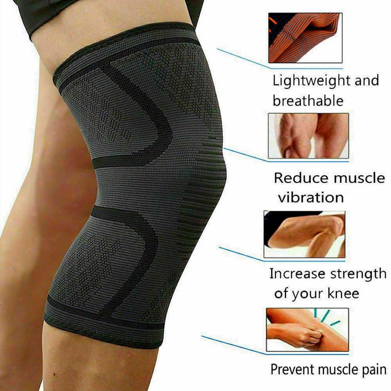 Ingrijire personala si Cosmetice - Sanatate si wellness - Aparate medicale - Suporturi ortopedice si orteze - Protectie pentru genunchi REDQUIT®, material elastic, neagra, marimea XXL - Infinity.ro
