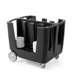 Casa si Gradina - Constructii - Depozitare, transport si protectie - Echipamente pentru transport si ridicat - Carucior Hendi pentru transport farfurii, polipropilena, pentru farfurii cu diametrul ?de la ø170 mm la ø330 mm, 930x720x(H)800 - Infinity.ro