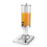 Casa si Gradina - Mobilier - Organizare si depozitare - Dozatoare/dispensere de apa - Dispenser suc 3 litri, suport inox, container din policarbonat, Hendi, robinet antipicurare, 215x315x490 mm - Infinity.ro