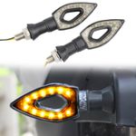 Auto si Moto - Moto - Accesorii moto si consumabile - Set 2 lampi semnalizare Arrow Led pentru motocicleta, 12V, AVX-ZD59 - Infinity.ro