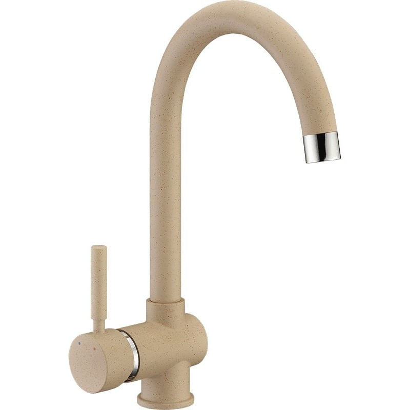 Casa si Gradina - Sanitare - Chiuveta bucatarie si accesorii - Chiuvete bucatarie - Set chiuveta bucatarie CasaBlanca Duo granit cu 2 cuve cu baterie SAND4H, bej - Infinity.ro