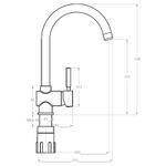 Casa si Gradina - Sanitare - Chiuveta bucatarie si accesorii - Chiuvete bucatarie - Set chiuveta bucatarie CasaBlanca Duo granit cu 2 cuve cu baterie SAND4H, bej - Infinity.ro