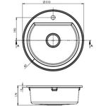 Casa si Gradina - Sanitare - Chiuveta bucatarie si accesorii - Chiuvete bucatarie - Set chiuveta bucatarie CasaBlanca Rondo granit cu 1 cuva cu baterie BGG760, negru - Infinity.ro