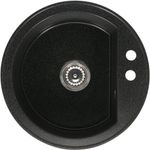 Casa si Gradina - Sanitare - Chiuveta bucatarie si accesorii - Chiuvete bucatarie - Set chiuveta bucatarie CasaBlanca Rondo granit cu 1 cuva cu baterie BGG760, negru - Infinity.ro