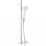 Casa si Gradina - Sanitare - Cazi si cabine de dus - Coloane si seturi de dus - Set dus alb cu doua functii, anticalcar LAVEO BREVA - Infinity.ro