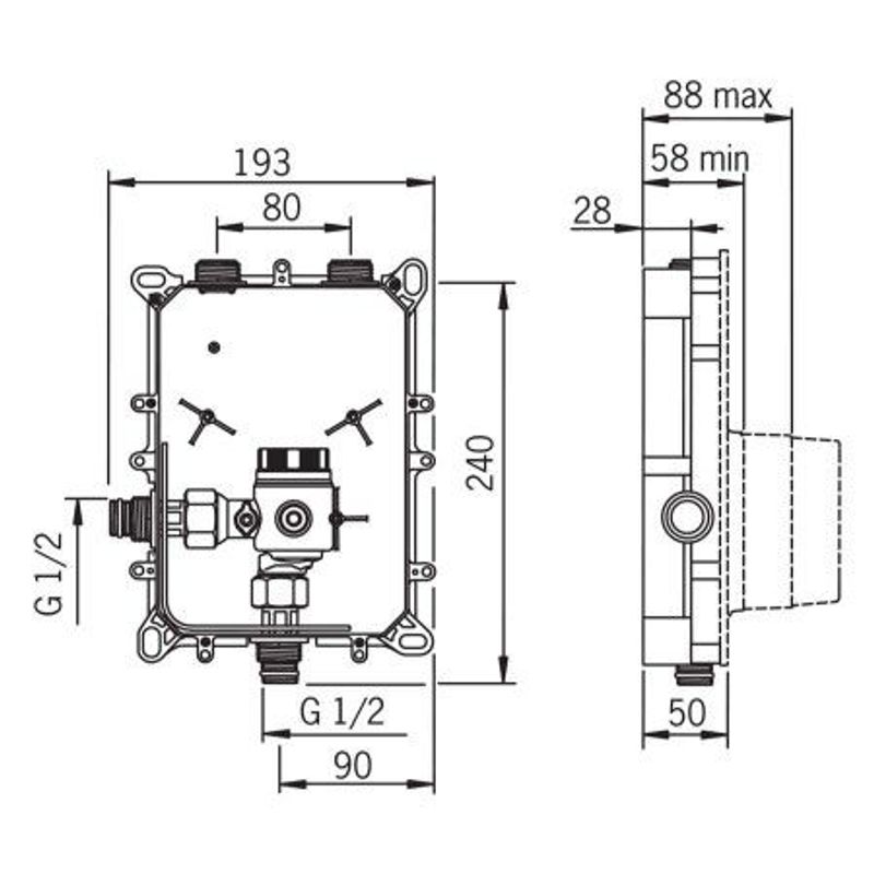 Casa si Gradina - Sanitare - Lavoar baie si accesorii - Baterii sanitare - Baterie urinar ingropata cu fotocelula ORAS 6V - Infinity.ro