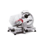 Electronice si Electrocasnice - Electrocasnice bucatarie - Mixere, tocatoare & roboti de bucatarie - Feliatoare - Feliator electric profesional, lama taiere diam. 300 mm, grosime taiere reglabila 0-15 mm, corp aluminiu, Hendi Profi Line 300, corp aluminiu, 420 W - Infinity.ro