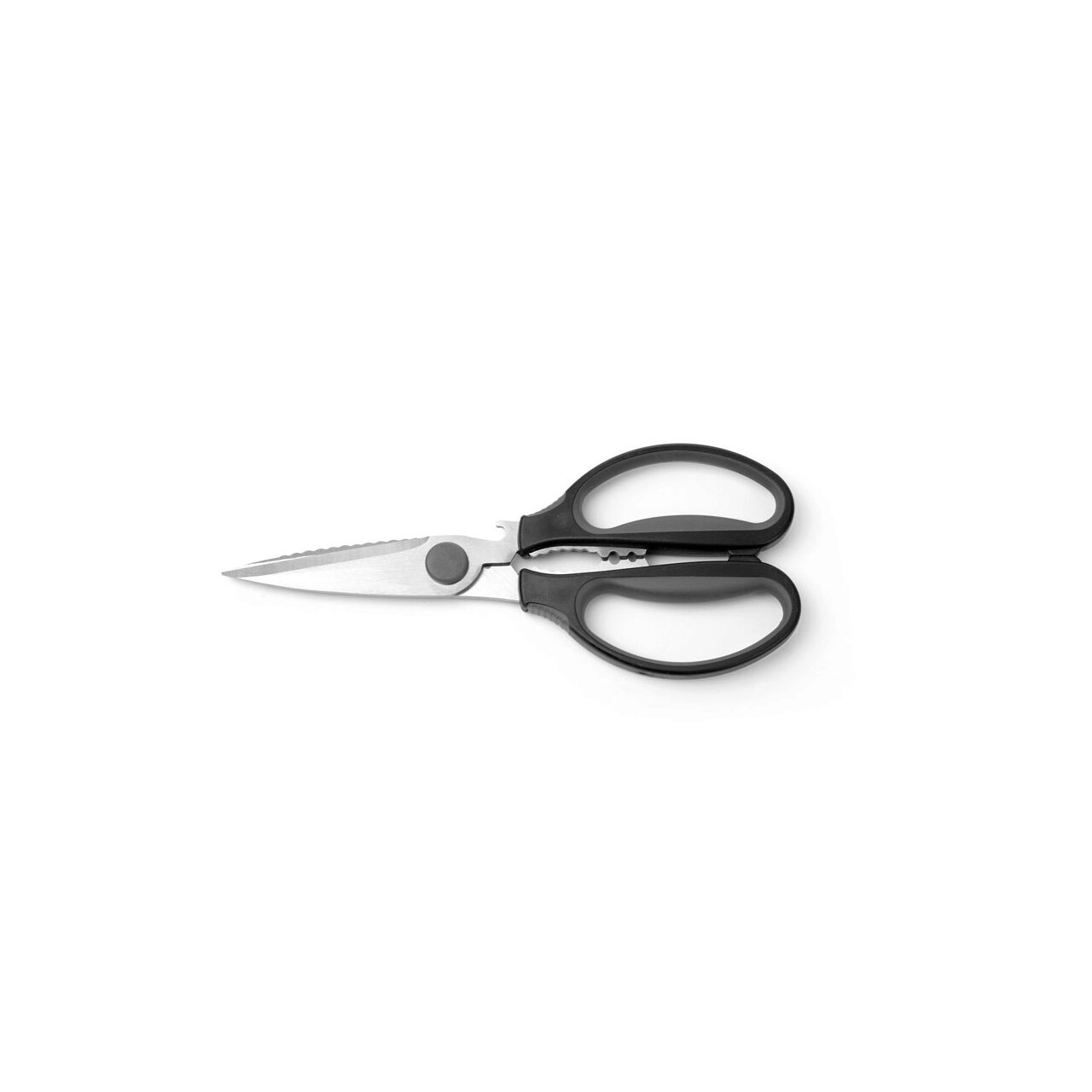 Foarfeca de bucatarie 220mm, detasabila, din inox cu maner softgrip, polipropilena, Hendi