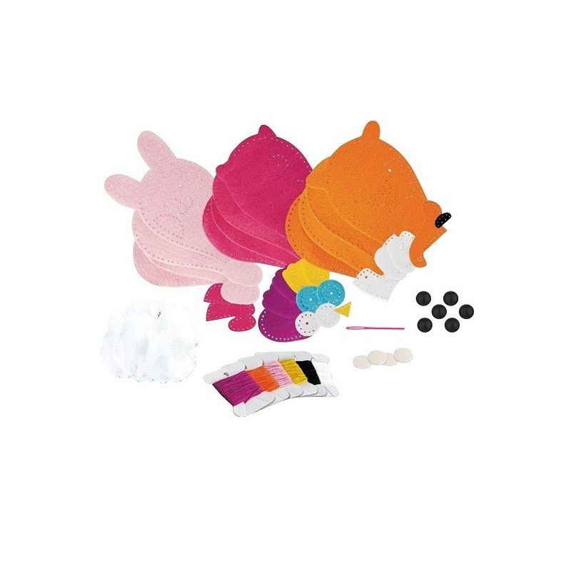 Jucarii, Copii si Bebe - Jucarii si jocuri - Jucarii & jocuri educative - Seturi de artizanat - Set creatie perna pentru copii, Dream Kids, 3 piese - Infinity.ro