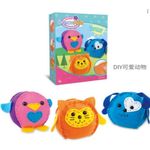 Jucarii, Copii si Bebe - Jucarii si jocuri - Jucarii & jocuri educative - Seturi de artizanat - Set creatie perna pentru copii, Dream Kids, 3 piese - Infinity.ro