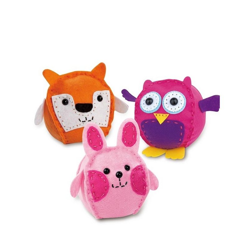 Jucarii, Copii si Bebe - Jucarii si jocuri - Jucarii & jocuri educative - Seturi de artizanat - Set creatie perna pentru copii, Dream Kids, 3 piese - Infinity.ro