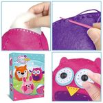 Jucarii, Copii si Bebe - Jucarii si jocuri - Jucarii & jocuri educative - Seturi de artizanat - Set creatie perna pentru copii, Dream Kids, 3 piese - Infinity.ro