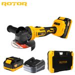 Casa si Gradina - Constructii - Scule electrice si accesorii - Polizoare - Polizor unghiular cu variator, ROTOR RBA21,8500 RPM, cu acumulator 21 V /3 Ah - Infinity.ro