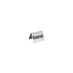 Casa si Gradina - Decoratiuni - Decoratiuni petrecere - Accesorii pentru petrecere - Semn pentru masa - Rezervat/Reserved, inox, 4buc/set, 50x35x(h)40 - Infinity.ro