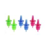 Casa si Gradina - Bucatarie si vesela - Accesorii bar - Tirbusoane si dopuri - Set 6 bucati picuratoare Free Flow Hendi, 2 albastre, 2 verzi, 2 rosii - Infinity.ro