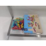 Jucarii, Copii si Bebe - Jucarii si jocuri - Seturi de constructie si cuburi - Seturi de constructie - Set 42 piese magnetice de constructie, Flippy, Forme geometrice, Multicolor - Infinity.ro