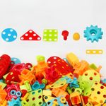 Jucarii, Copii si Bebe - Jucarii si jocuri - Seturi de constructie si cuburi - Seturi de constructie - Set Constructie Bormasina Magica cu Servieta, Flippy, 310 Piese, Albastru, Piese Multicolore, Plastic, 31x46 cm - Infinity.ro