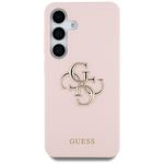 Laptop, Telefoane si Tablete - Telefoane mobile si accesorii - Accesorii Telefoane - Huse telefoane - Husa pentru Samsung Galaxy S25 - Guess Silicone 4G Big Metal Logo (GUHCS25SS4SMDP) - Roz - Infinity.ro