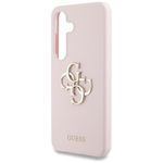 Laptop, Telefoane si Tablete - Telefoane mobile si accesorii - Accesorii Telefoane - Huse telefoane - Husa pentru Samsung Galaxy S25 - Guess Silicone 4G Big Metal Logo (GUHCS25SS4SMDP) - Roz - Infinity.ro