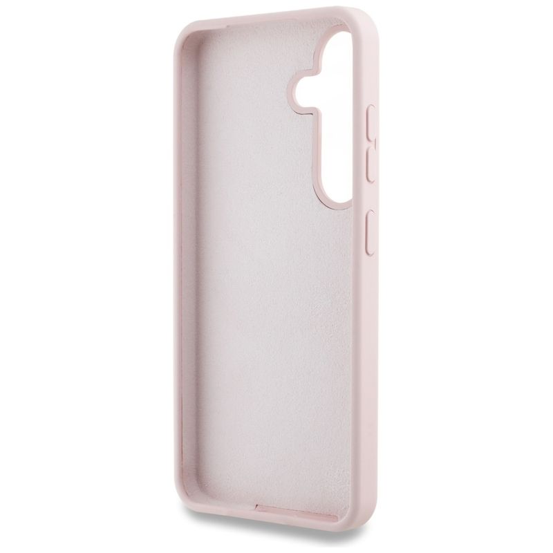 Laptop, Telefoane si Tablete - Telefoane mobile si accesorii - Accesorii Telefoane - Huse telefoane - Husa pentru Samsung Galaxy S25 - Guess Silicone 4G Big Metal Logo (GUHCS25SS4SMDP) - Roz - Infinity.ro