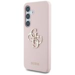 Laptop, Telefoane si Tablete - Telefoane mobile si accesorii - Accesorii Telefoane - Huse telefoane - Husa pentru Samsung Galaxy S25 - Guess Silicone 4G Big Metal Logo (GUHCS25SS4SMDP) - Roz - Infinity.ro