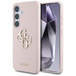 Laptop, Telefoane si Tablete - Telefoane mobile si accesorii - Accesorii Telefoane - Huse telefoane - Husa pentru Samsung Galaxy S25 - Guess Silicone 4G Big Metal Logo (GUHCS25SS4SMDP) - Roz - Infinity.ro