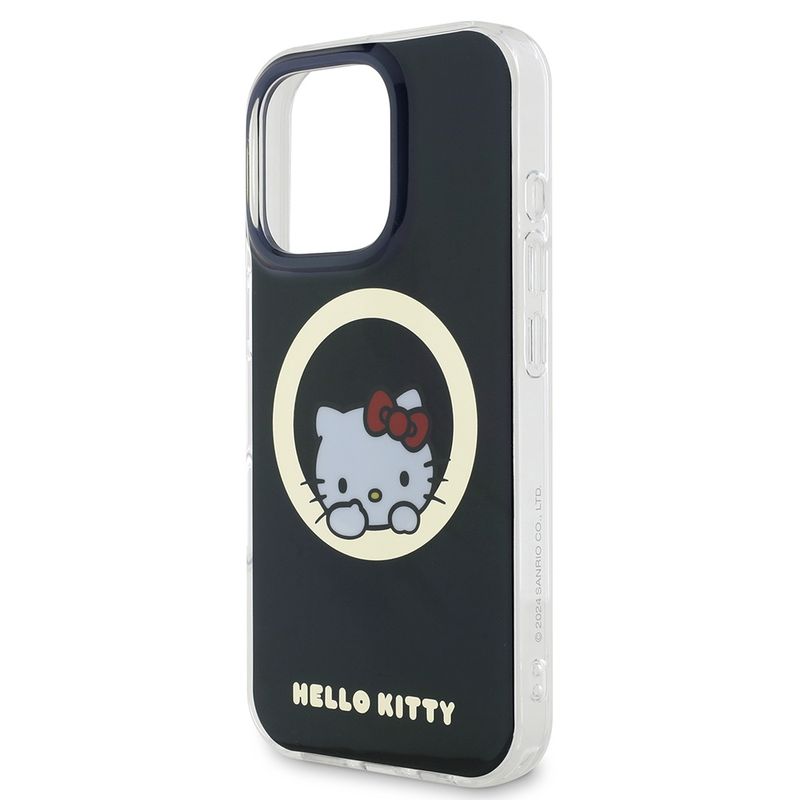 Laptop, Telefoane si Tablete - Telefoane mobile si accesorii - Accesorii Telefoane - Huse telefoane - Husa pentru iPhone 16 Pro - Hello Kitty Hardcase IML Sweet Kitty MagSafe (HKHMP16LHSWKK) - Negru - Infinity.ro