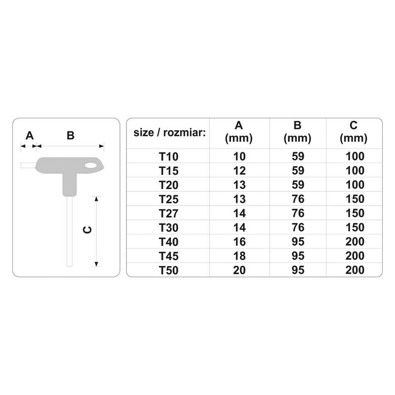 Casa si Gradina - Constructii - Scule de mana si unelte - Chei si truse chei - Set chei torx cu maner, 9 piese Vorel 56639 - Infinity.ro