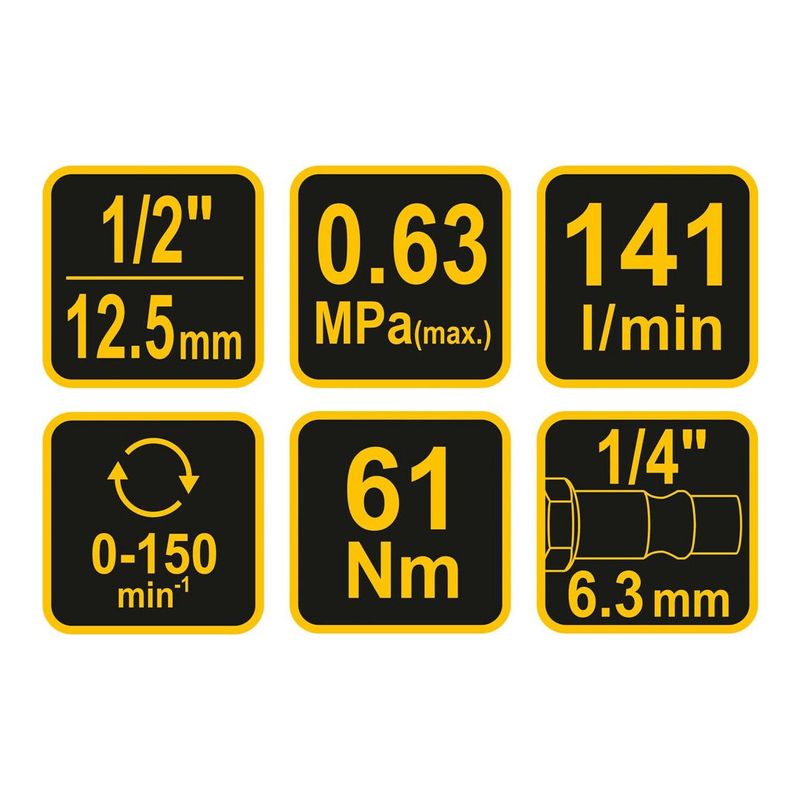 Casa si Gradina - Constructii - Scule de mana si unelte - Chei si truse chei - Cheie pneumatica Vorel 81117 - Infinity.ro