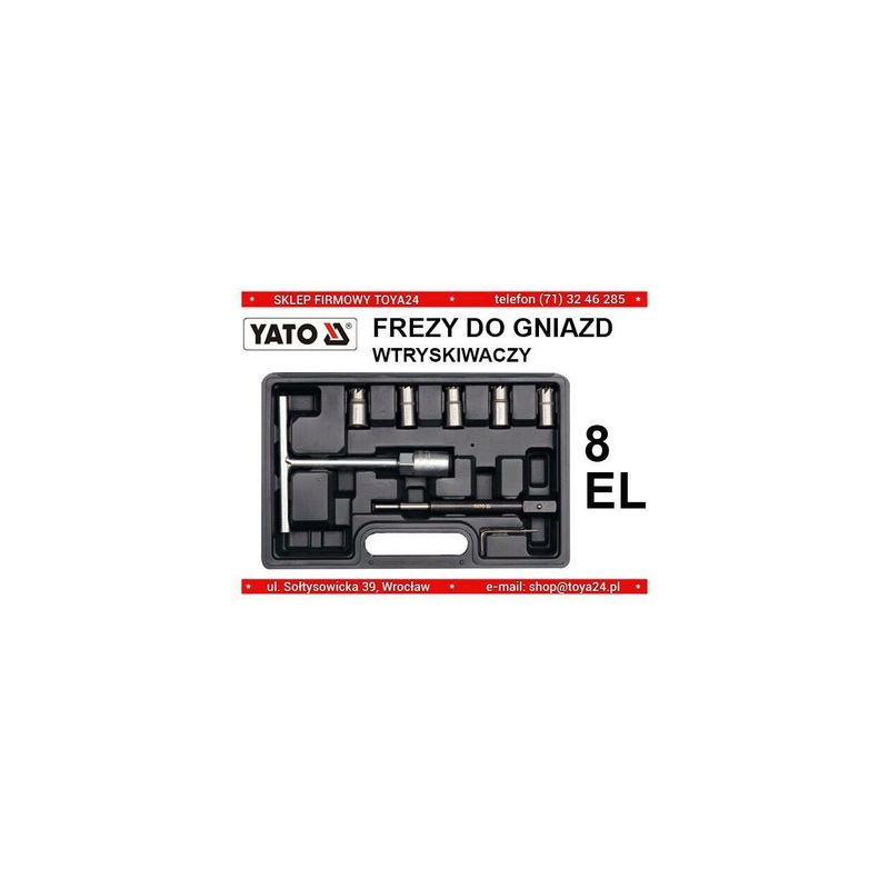 Casa si Gradina - Constructii - Scule electrice si accesorii - Accesorii pentru frezare - Set freze pentru reconditionat scaun injectoare Yato YT-17625 - Infinity.ro