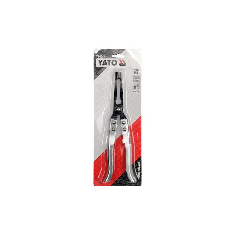 Casa si Gradina - Constructii - Scule de mana si unelte - Clesti si patenti - Cleste pentru sigilat supape cu picior lung 270 mm Yato YT-0648 - Infinity.ro