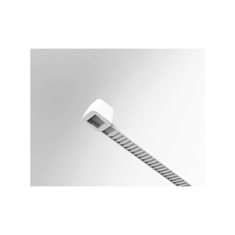 Casa si Gradina - Constructii - Feronerie si accesorii - Suruburi, dibluri si accesorii uz general - Coliere plastic, 150 x 2.5 mm 100 buc alb Vorel 73883 - Infinity.ro