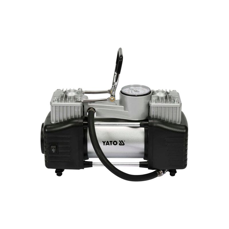 Auto si Moto - Reparatii si depanare - Compresoare auto - Compresor auto cu lanterna, 250w, 60l/min Yato YT-73462 - Infinity.ro