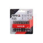 Casa si Gradina - Constructii - Scule electrice si accesorii - Seturi si accesorii pentru gaurit si insurubat - Trusa bit 10 buc PH2x50 Yato YT-0478 - Infinity.ro