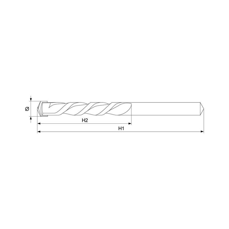 Casa si Gradina - Constructii - Scule electrice si accesorii - Seturi si accesorii pentru gaurit si insurubat - Burghiu pentru beton, 6x100 Yato YT-4363 - Infinity.ro