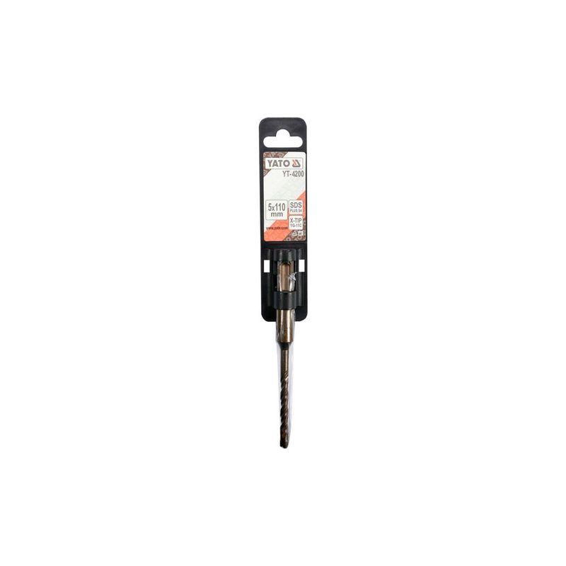 Casa si Gradina - Constructii - Scule electrice si accesorii - Seturi si accesorii pentru gaurit si insurubat - Burghiu beton SDS si virf x, 5x110mm Yato YT-4200 - Infinity.ro