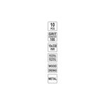 Casa si Gradina - Constructii - Scule electrice si accesorii - Accesorii polizare si slefuire - Banda abraziva continua, P100, 10 x 330 mm, 10 bucati Yato YT-09745 - Infinity.ro