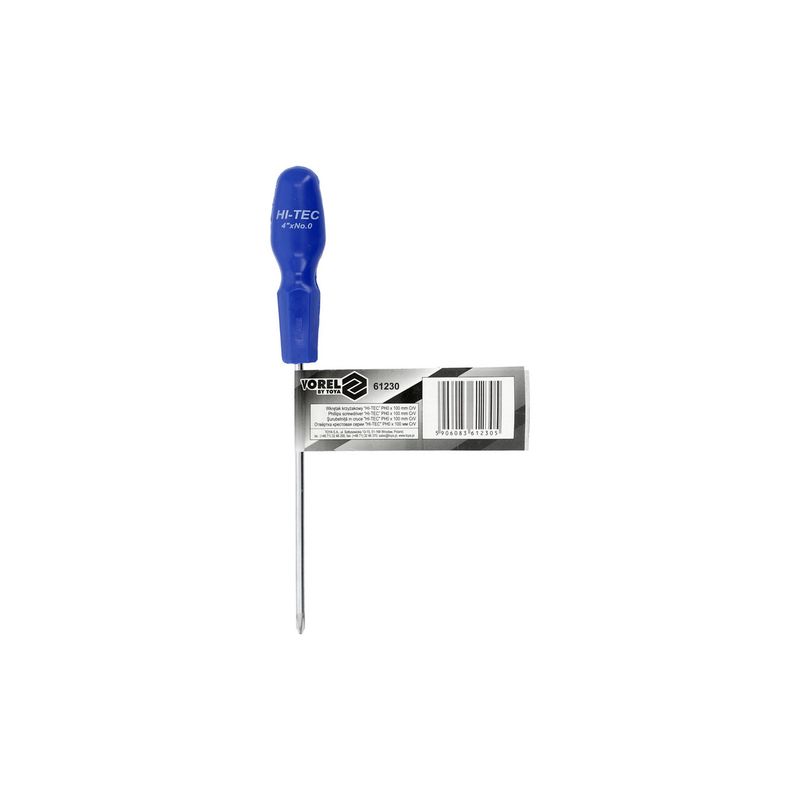 Casa si Gradina - Constructii - Scule de mana si unelte - Surubelnite - Surubelnita HI-TEC, PH0 x 100 mm, CR-V Vorel 61230 - Infinity.ro