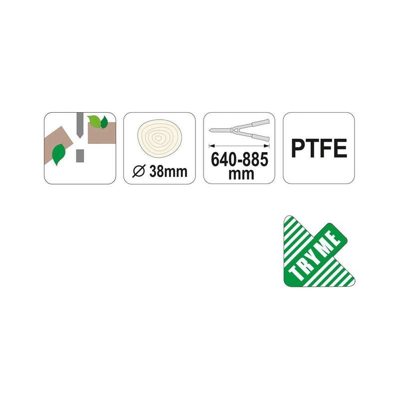 Casa si Gradina - Gradinarit si plante - Unelte gradinarit - Foarfeci gradinarit - Foarfeca telescopica pentru crengi 640-885mm Yato YT-8840 - Infinity.ro