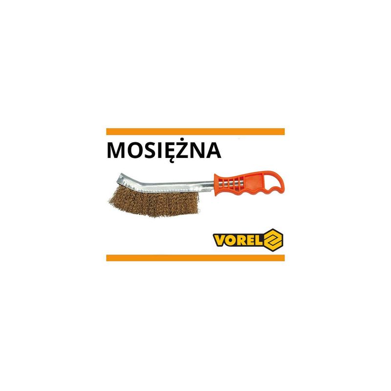 Casa si Gradina - Constructii - Scule electrice si accesorii - Accesorii polizare si slefuire - Perie sarma cu maner plastic Vorel 06965 - Infinity.ro
