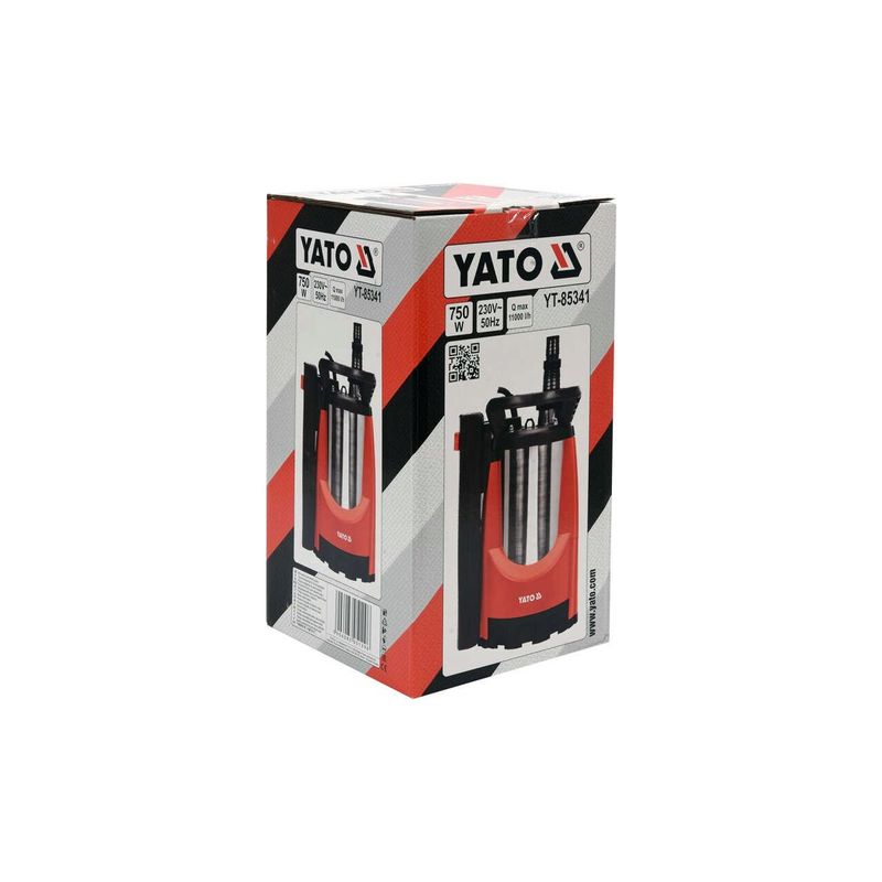 Casa si Gradina - Gradinarit si plante - Instalatii si accesorii pentru irigatii - Pompe apa - Pompa submersibila din inox monobloc 750W, 11000 l/h Yato YT-85341 - Infinity.ro