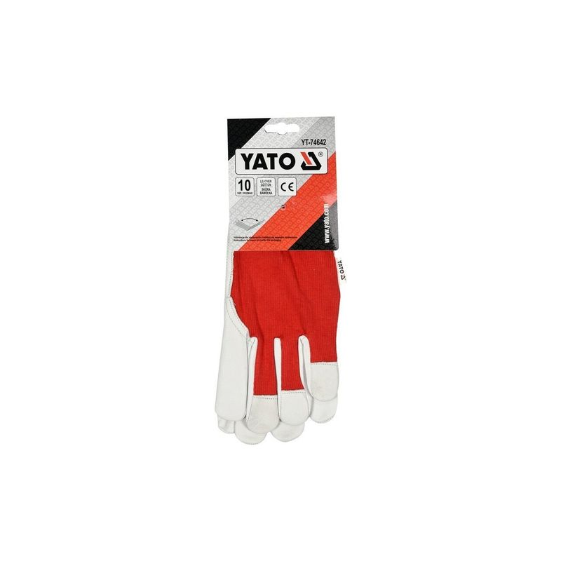 Casa si Gradina - Constructii - Echipamente de lucru - Manusi protectia muncii - Manusi de lucru marimea 10 rosii Yato YT-74642 - Infinity.ro