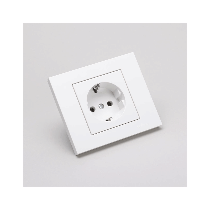 Casa si Gradina - Electrice - Prize - Priza schuko ST alb - Infinity.ro