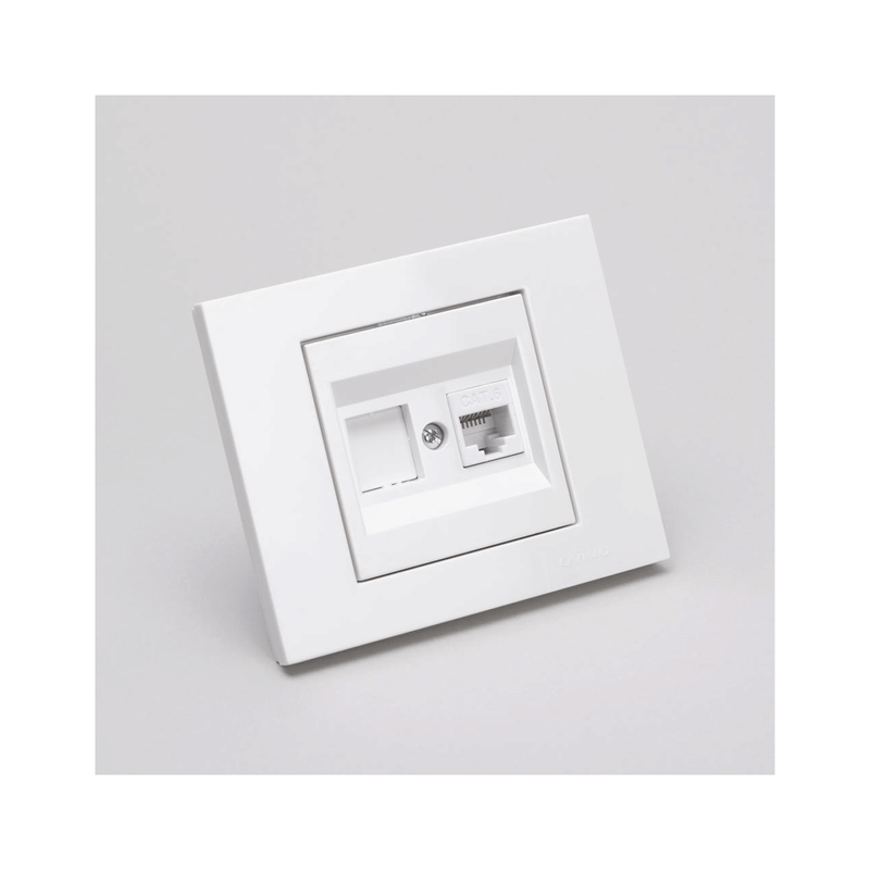 Casa si Gradina - Electrice - Prize - Priza UTP, CAT6 ST alb - Infinity.ro