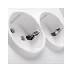 Casa si Gradina - Electrice - Prize - Priza dubla cu CP alb - Infinity.ro