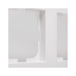 Casa si Gradina - Electrice - Accesorii electrice - Accesorii prize si intrerupatoare - Rama 4 Posturi alb Ovivo Mina - Infinity.ro