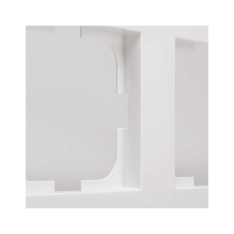 Casa si Gradina - Electrice - Accesorii electrice - Accesorii prize si intrerupatoare - Rama 4 Posturi alb Ovivo Mina - Infinity.ro