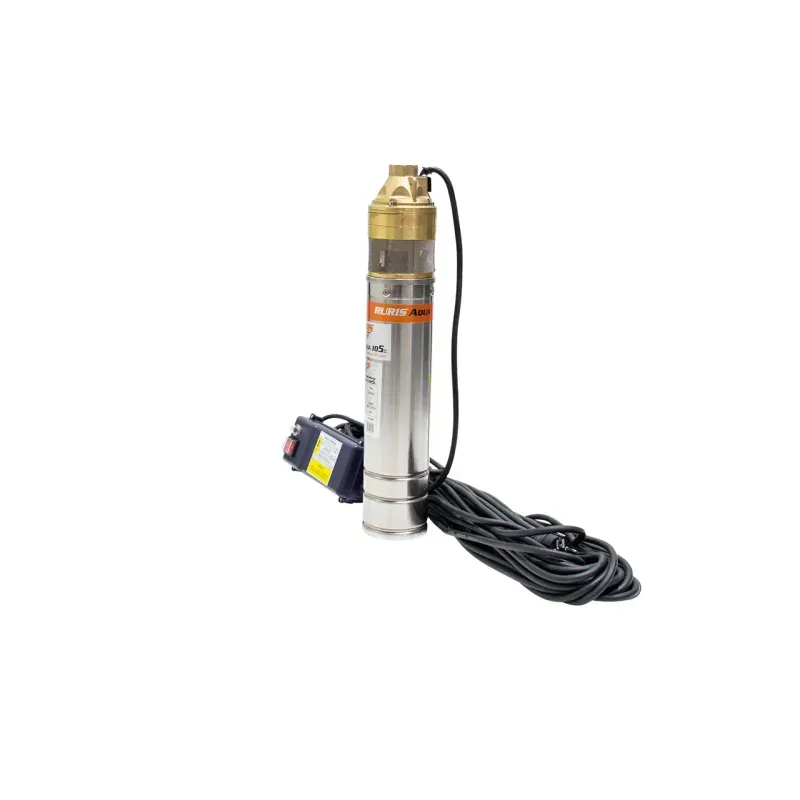 Casa si Gradina - Gradinarit si plante - Instalatii si accesorii pentru irigatii - Pompe apa - Pompa submersibila Ruris Aqua 105, de mare adancime, 1500 W, 140 m, 43.3 l/min, 4 inch, monofazata - Infinity.ro