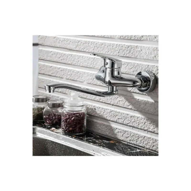 Casa si Gradina - Sanitare - Lavoar baie si accesorii - Baterii sanitare - Baterie perete teava medie, Korman TM PM018 - Infinity.ro