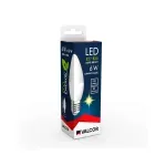 Casa si Gradina - Corpuri si surse de iluminat - Becuri si tuburi neon - Becuri - Bec LED lumanare B35 E27 6W lumina neutra LN 5000K Valcor VLC11004 - Infinity.ro